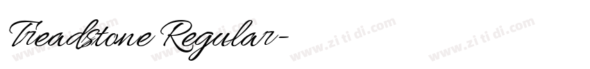 Treadstone Regular字体转换 Treadstone Regular字体转换